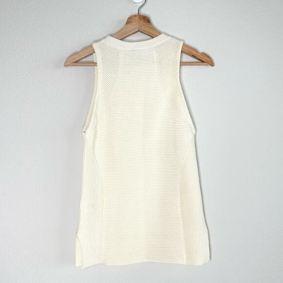 NWT PETER MILLAR WOMEN'S CAMPBELL OTTOMAN RIB SLEEVELESS SWEATER SMALL - Picture 5 of 7